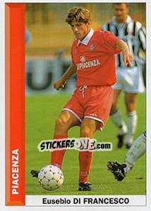 Figurina Eusebio Di Francesco - Pianeta Calcio 1996-1997 - Ds