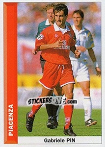 Sticker Gabriele Pin - Pianeta Calcio 1996-1997 n. 233 - Ds