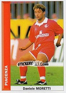 Figurina Daniele Moretti - Pianeta Calcio 1996-1997 - Ds
