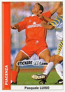 Sticker Pasquale Luiso - Pianeta Calcio 1996-1997 - Ds