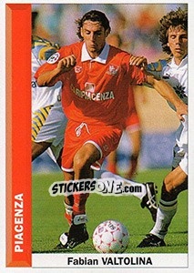 Cromo Fabian Valtolina - Pianeta Calcio 1996-1997 - Ds