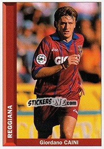 Sticker Giordano Caini - Pianeta Calcio 1996-1997 - Ds