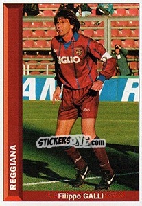 Sticker Filippo Galli - Pianeta Calcio 1996-1997 n. 249 - Ds