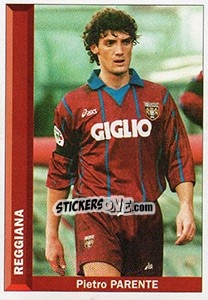 Sticker Pietro Parente - Pianeta Calcio 1996-1997 n. 254 - Ds