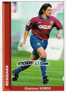 Sticker Gianluca Sordo - Pianeta Calcio 1996-1997 n. 255 - Ds
