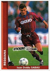 Figurina Ioan Ovidiu Sabau - Pianeta Calcio 1996-1997 - Ds