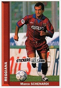 Sticker Marco Schenardi - Pianeta Calcio 1996-1997 n. 258 - Ds