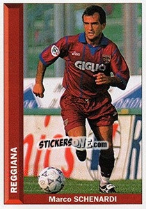 Figurina Marco Schenardi - Pianeta Calcio 1996-1997 - Ds