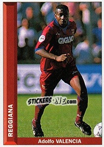 Figurina Adolfo Valencia - Pianeta Calcio 1996-1997 - Ds