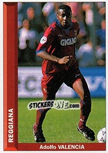 Sticker Adolfo Valencia - Pianeta Calcio 1996-1997 n. 259 - Ds