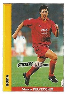 Figurina Marco Delvecchio - Pianeta Calcio 1996-1997 - Ds