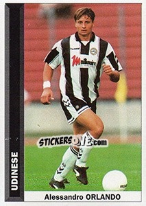 Figurina Alessandro Orlando - Pianeta Calcio 1996-1997 - Ds