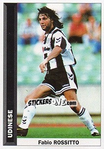 Figurina Fabio Rossitto - Pianeta Calcio 1996-1997 - Ds