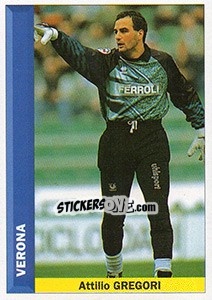 Cromo Attilio Gregori - Pianeta Calcio 1996-1997 - Ds