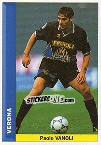 Figurina Paolo Vanoli - Pianeta Calcio 1996-1997 - Ds