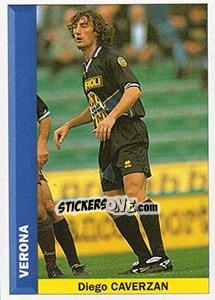 Figurina Diego Caverzan - Pianeta Calcio 1996-1997 - Ds