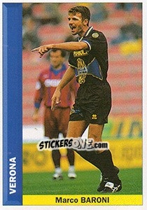 Figurina Marco Baroni - Pianeta Calcio 1996-1997 - Ds