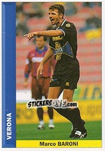 Sticker Marco Baroni - Pianeta Calcio 1996-1997 n. 329 - Ds