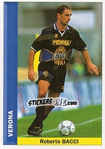 Sticker Roberto Bacci - Pianeta Calcio 1996-1997 n. 332 - Ds