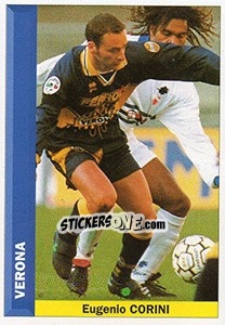Figurina Eugenio Corini - Pianeta Calcio 1996-1997 - Ds