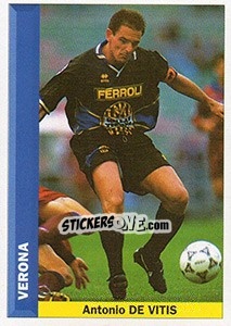 Sticker Antonio De Vitis - Pianeta Calcio 1996-1997 n. 338 - Ds