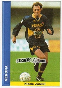 Figurina Nicola Zanini - Pianeta Calcio 1996-1997 - Ds