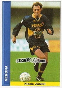 Sticker Nicola Zanini - Pianeta Calcio 1996-1997 n. 340 - Ds