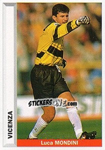 Sticker Luca Mondini - Pianeta Calcio 1996-1997 n. 343 - Ds