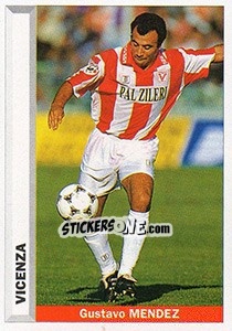 Figurina Gustavo Mendez - Pianeta Calcio 1996-1997 - Ds