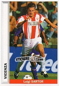 Figurina Luigi Sartor - Pianeta Calcio 1996-1997 - Ds