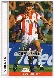 Sticker Luigi Sartor - Pianeta Calcio 1996-1997 n. 350 - Ds