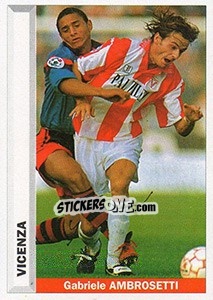 Sticker Gabriele Ambrosetti - Pianeta Calcio 1996-1997 n. 356 - Ds