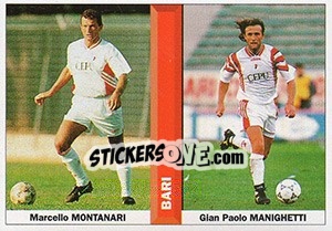 Sticker Marcello Montanari / Gian Paolo Manighetti - Pianeta Calcio 1996-1997 n. 362 - Ds