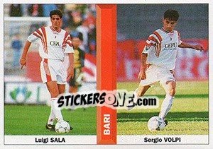 Sticker Luigi Sala / Sergio Volpi - Pianeta Calcio 1996-1997 n. 364 - Ds
