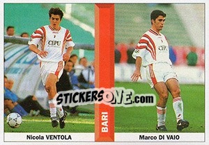 Cromo Nicola Ventola / Marco Di Vaio - Pianeta Calcio 1996-1997 - Ds