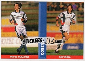 Sticker Marco Mazzoli / Gill Voria - Pianeta Calcio 1996-1997 n. 403 - Ds