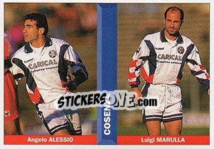 Sticker Angelo Alessio / Luigi Marulla - Pianeta Calcio 1996-1997 n. 407 - Ds