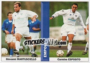 Sticker Giovanni Martusciello / Carmine Esposito - Pianeta Calcio 1996-1997 - Ds