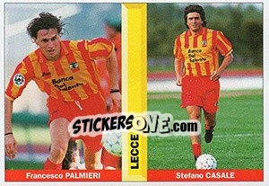 Sticker Francesco Palmieri / Stefano Casale - Pianeta Calcio 1996-1997 - Ds