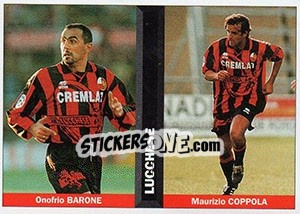 Cromo Onofrio Barone / Maurizio Coppola - Pianeta Calcio 1996-1997 - Ds