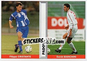 Sticker Filippo Cristante / David Bianchini - Pianeta Calcio 1996-1997 n. 458 - Ds