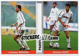Sticker Cristiano Bergodi / Gianluca Ricci - Pianeta Calcio 1996-1997 n. 460 - Ds