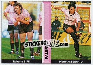 Sticker Roberto Biffi / Pietro Assennato - Pianeta Calcio 1996-1997 n. 468 - Ds