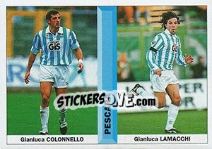 Sticker Gianluca Colonnello / Gianluca Lamacchi - Pianeta Calcio 1996-1997 n. 475 - Ds