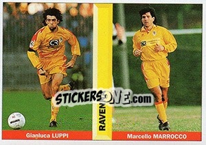 Figurina Gianluca Luppi / Marcello Marrocco - Pianeta Calcio 1996-1997 - Ds