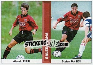 Sticker Alessio Pirri / Stefan Jansen - Pianeta Calcio 1996-1997 n. 503 - Ds
