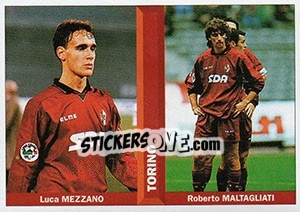Sticker Luca Mezzano / Roberto Maltagliati - Pianeta Calcio 1996-1997 n. 507 - Ds