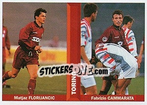 Sticker Matjaz Florijancic / Fabrizio Cammarata - Pianeta Calcio 1996-1997 n. 512 - Ds