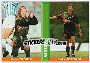 Sticker Mauro Zironelli / Davide Pellegrini - Pianeta Calcio 1996-1997 n. 519 - Ds