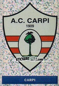 Cromo Scudetto Carpi - Pianeta Calcio 1996-1997 - Ds